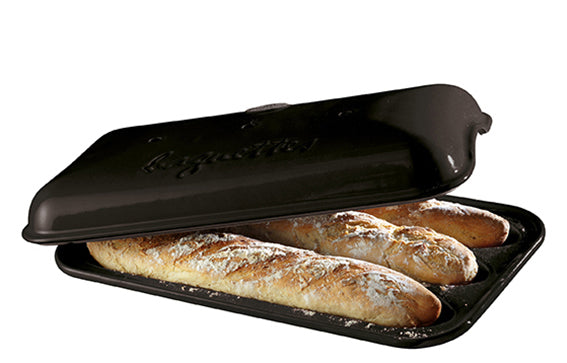 Emile Henry Baguettesvorm E-box - 390x240mm - Fusain