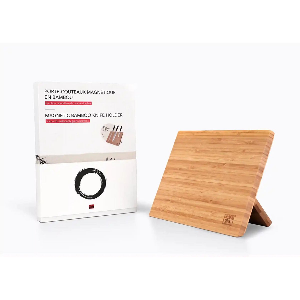 Kotai Magnetische Bamboe Messenhouder (Opvouwbaar) – 30 x 22 cm