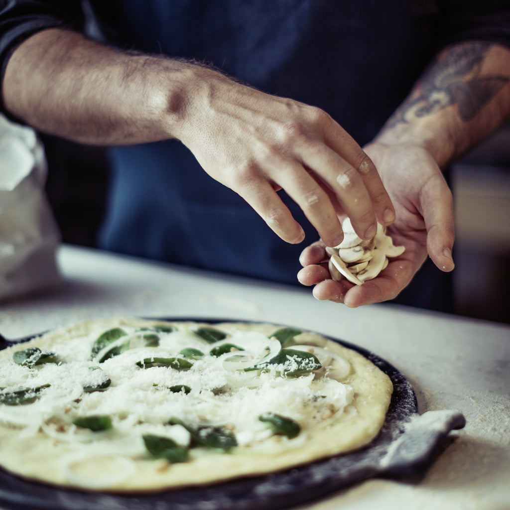 Emile Henry Pizzasteen E-box - Ø365mm - Fusain