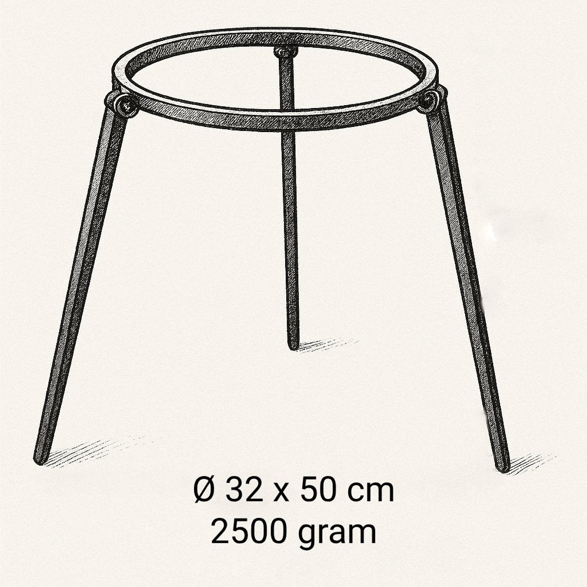 Maysternya Driepoot Barbecue - Ø 32 cm