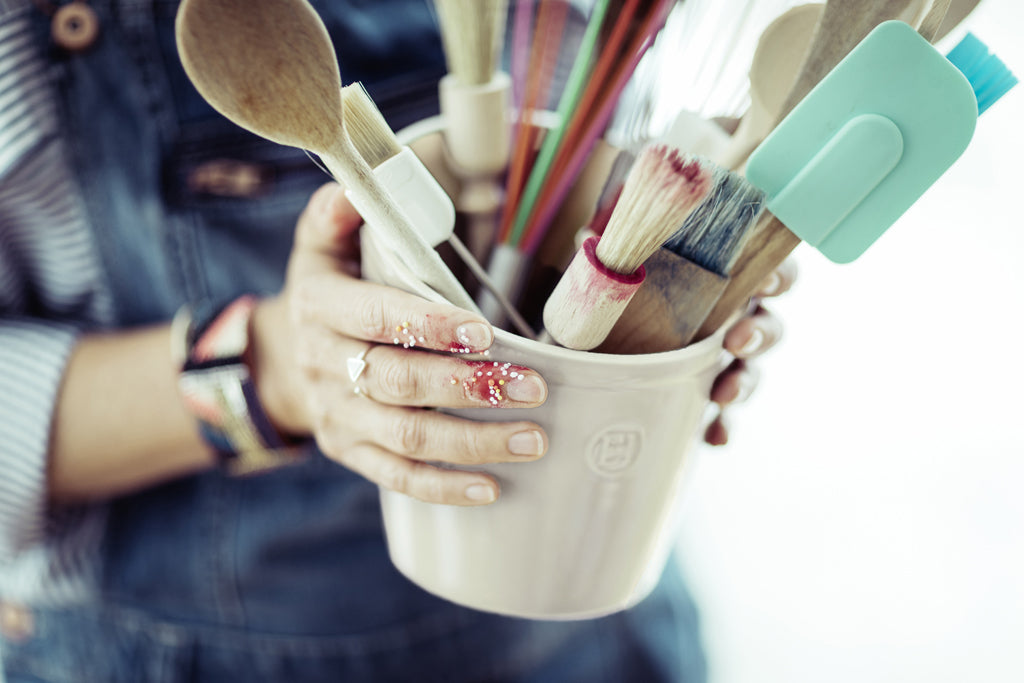 Emile Henry Pot voor keukengerei - 1.0Ltr - Argile