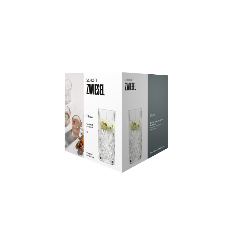 Schott Zwiesel Show Longdrinkglas - 0.368Ltr - Set van 4 glazen