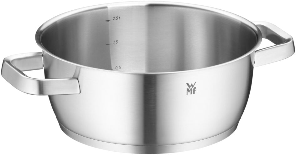 WMF Iconic Kookpan Laag met Deksel – RVS