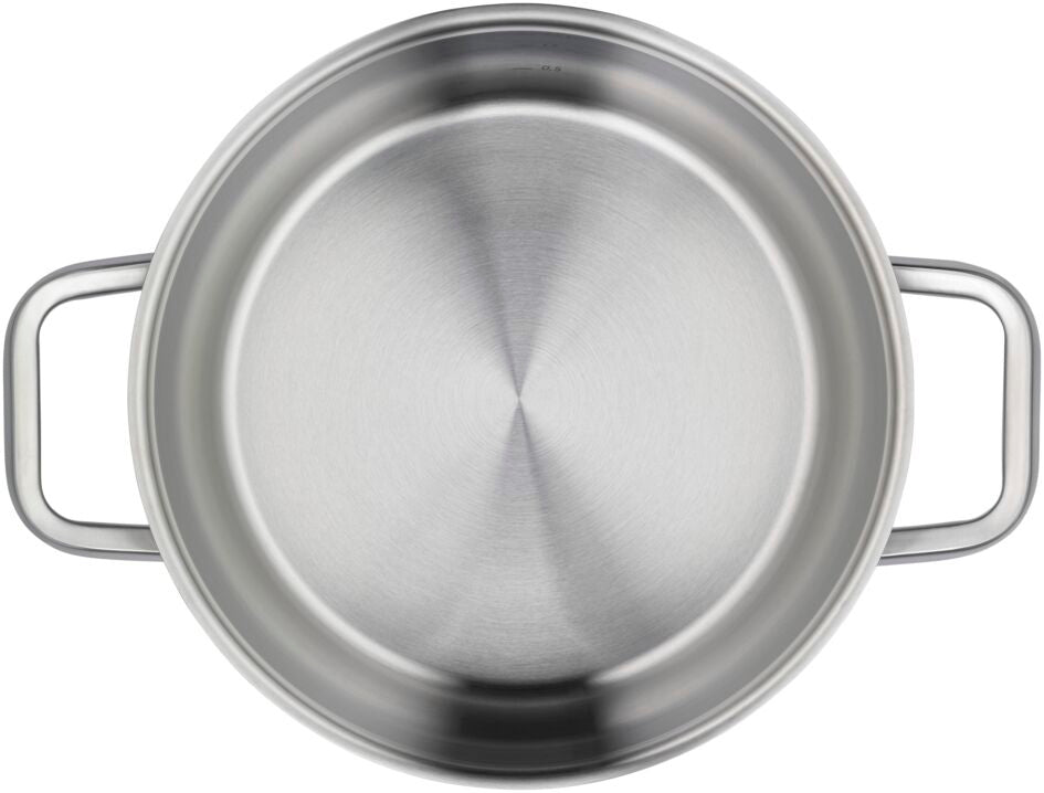 WMF Iconic Kookpan Laag met Deksel – RVS