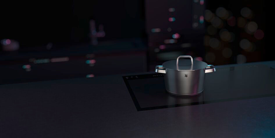 WMF Iconic Kookpan Laag met Deksel – RVS