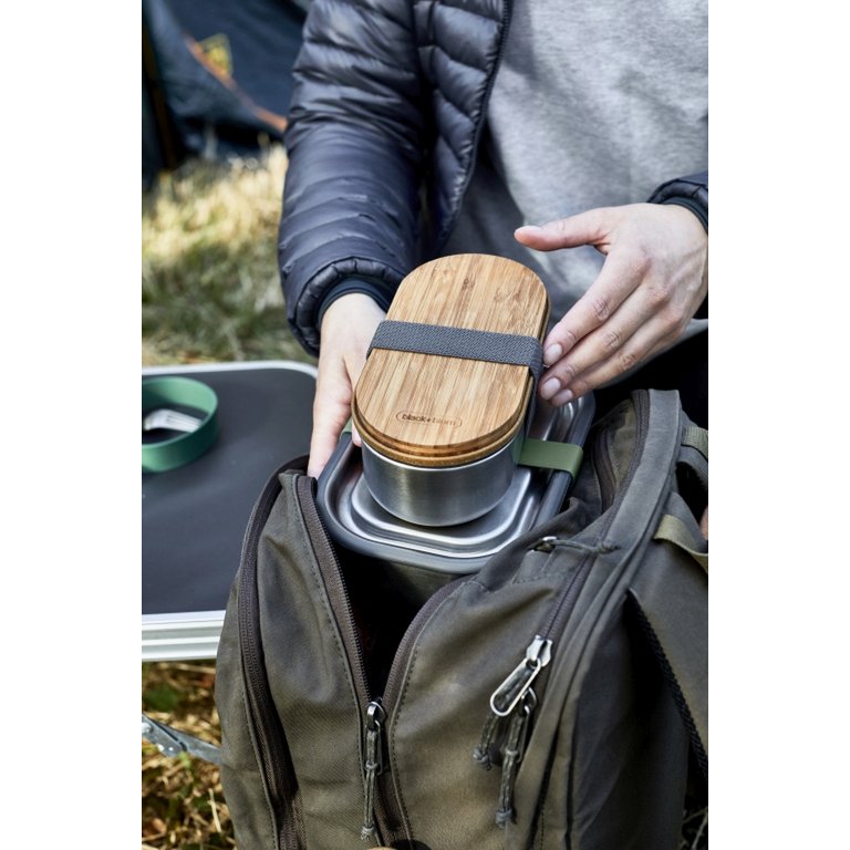 Black+Blum RVS Bento Lunchbox – 2 Compartimenten, Lekvrij & Duurzaam