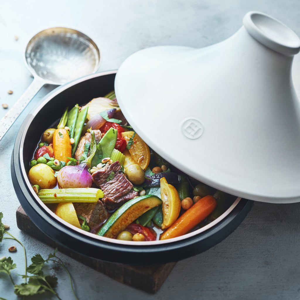 Emile Henry Tajine Delight E-box wit deksel - Ø275mm