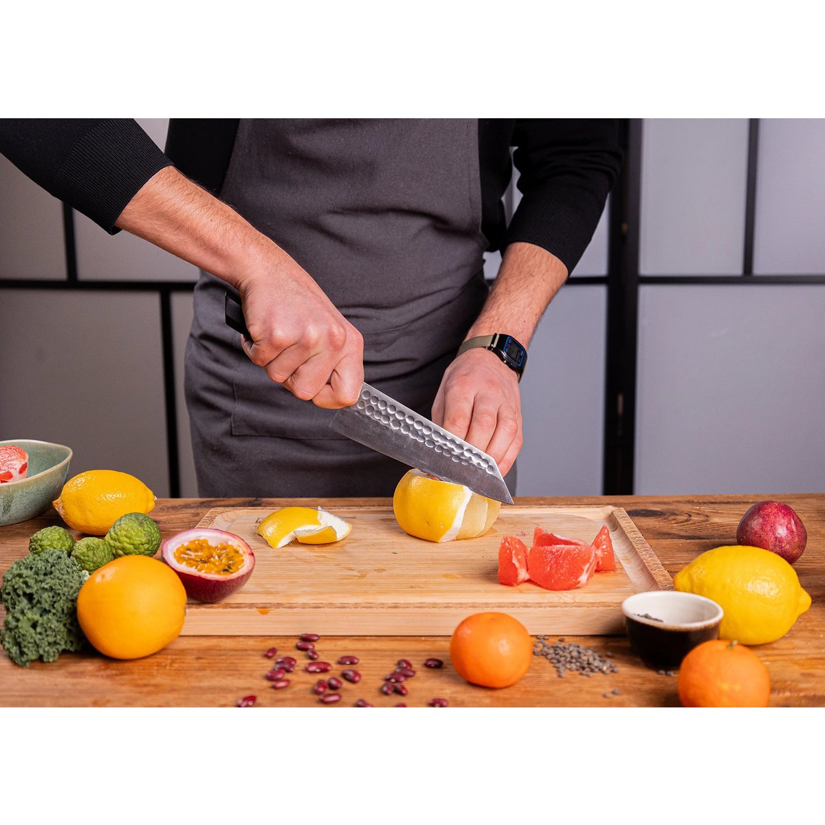 Kotai Bunka Starter Set – Schilmes 90mm & Santoku 170mm - Geleverd in een Luxe bamboe geschenkverpakking