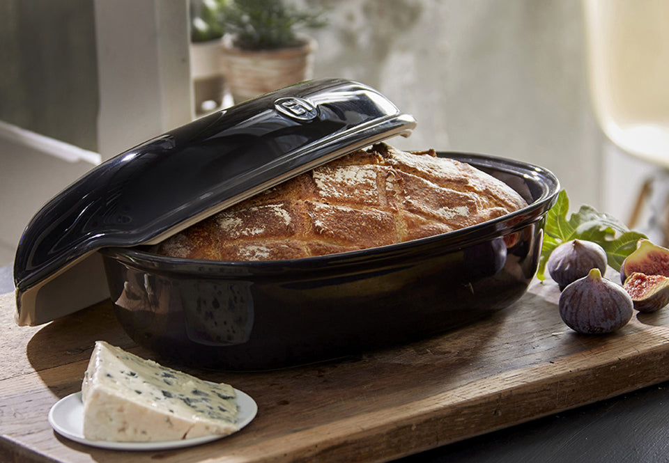 Emile Henry Broodbakvorm ambachtelijk E-box - 340x215x150mm - Fusain