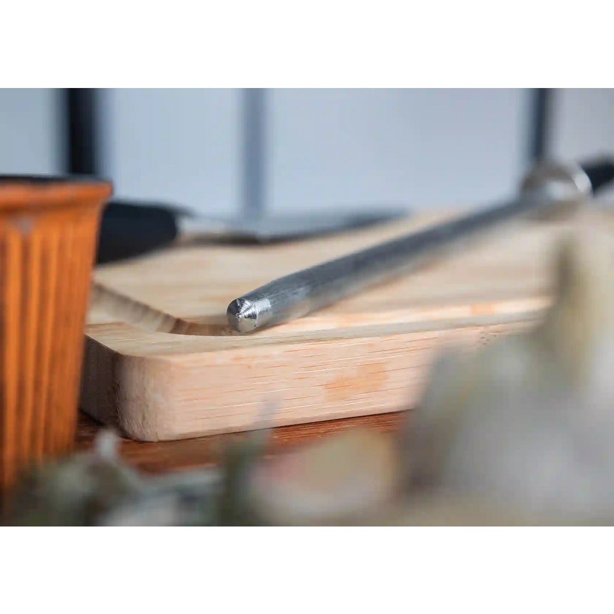 Kotai Aanzetstaal 30 cm – Voor Het Behouden Van Messen-Scherpte - Geleverd in een Luxe bamboe geschenkverpakking