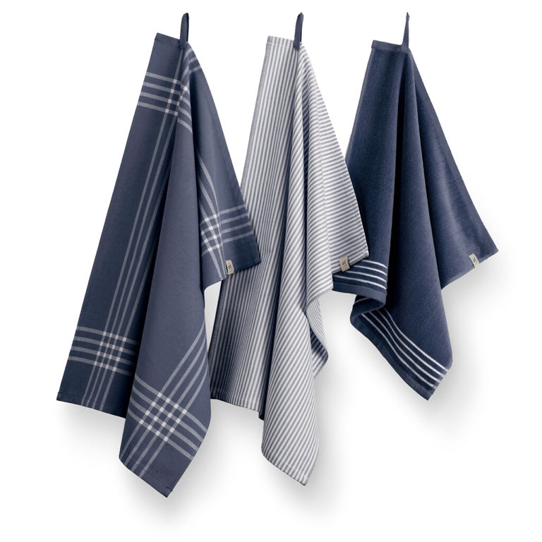 Walra Keukenset 3-delig Blauw – Superior Kitchen Set – Katoen