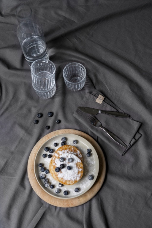 Walra Servet Set Lovely Linen 4-delig - Grijs