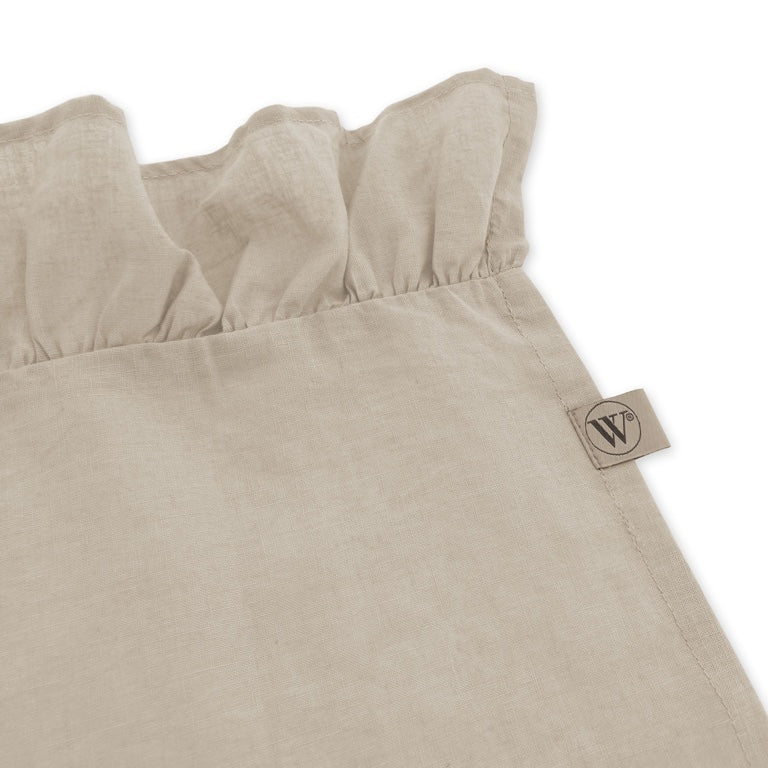 Walra Tafelkleed Lovely Linnen Ruffles - 140x240cm - Naturel