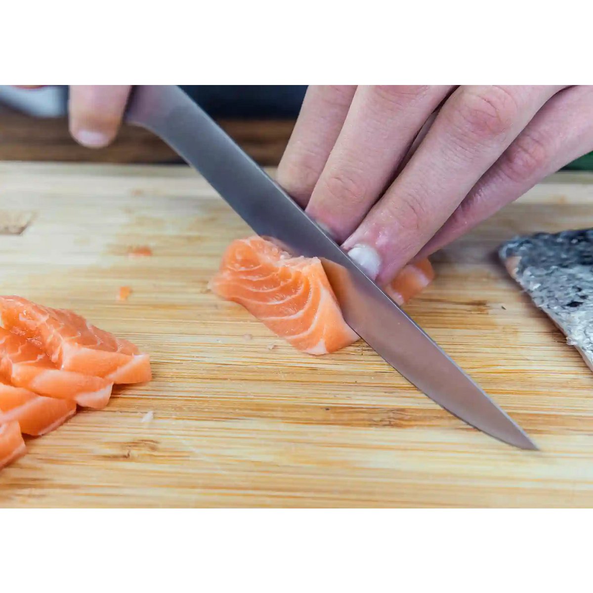 Kotai Flexibel Fileermes 200 mm – Met Bamboe Saya - Geleverd in een Luxe bamboe geschenkverpakking