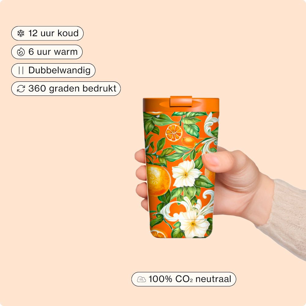 IZY Koffiemok Fiore d’Arancia – Siciliaanse Bloesem Orange