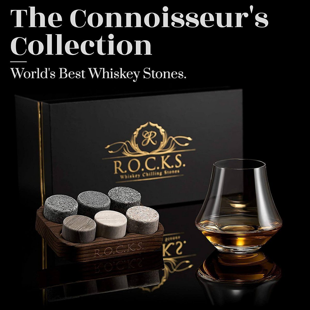 The Connoisseur's Set - Nosing Whiskey Glass Edition - Geleverd in een geschenkverpakking