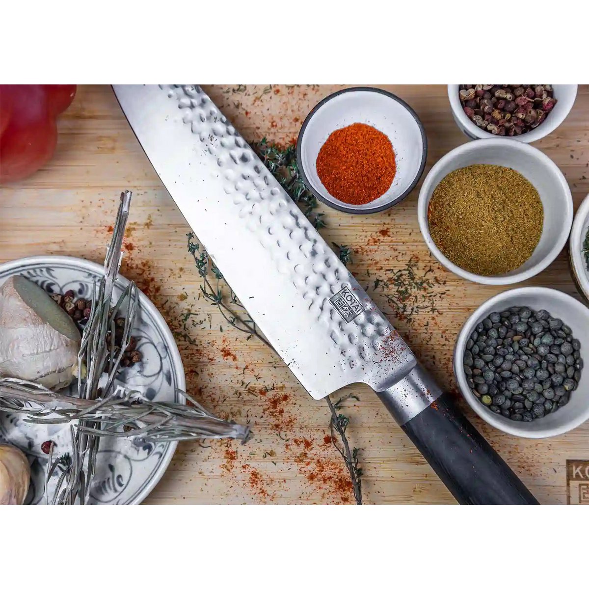 Kotai Gyuto Koksmes 200 mm – Met Bamboe Saya - Geleverd in een Luxe bamboe geschenkverpakking