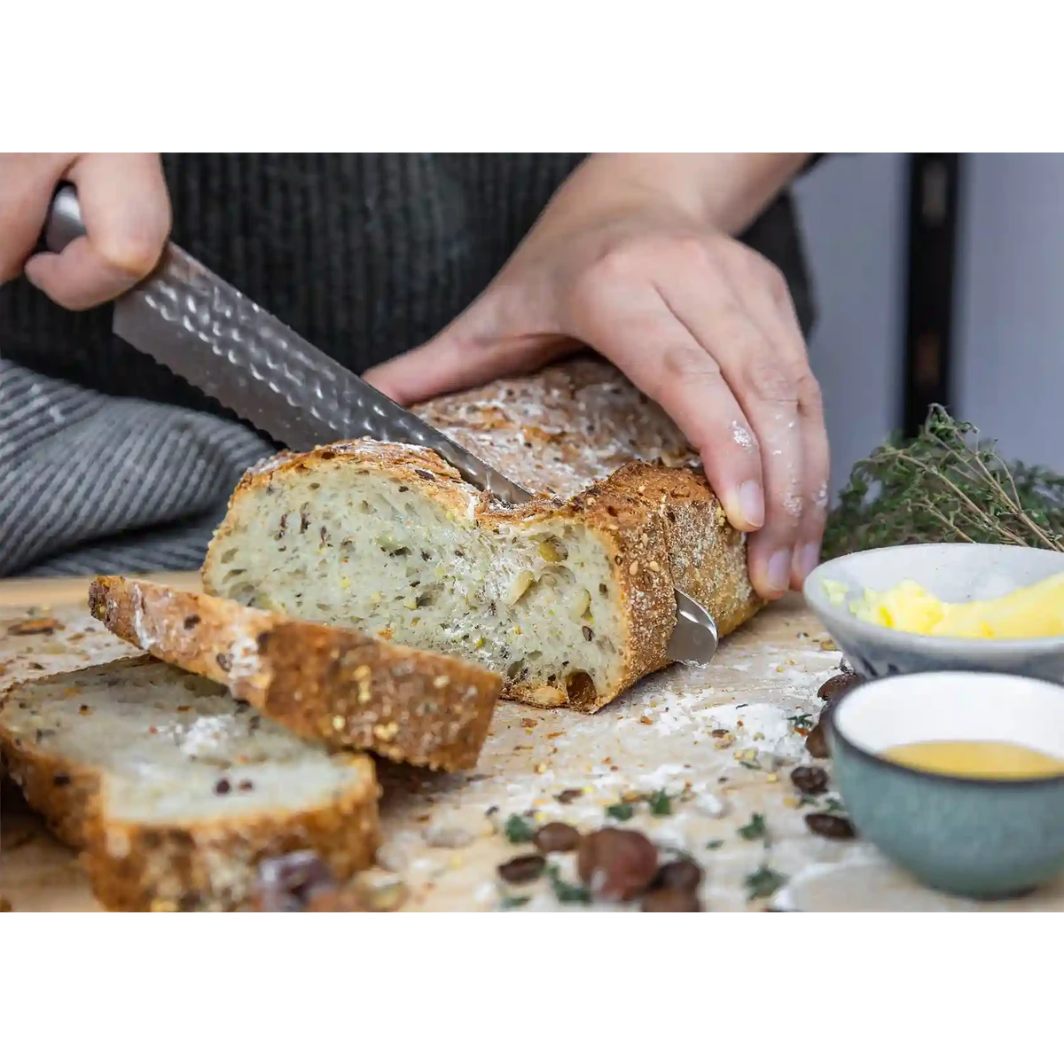 Kotai The Essential Set – 3 Messen: Schilmesje, Gyuto & Broodmes - Geleverd in een Luxe bamboe geschenkverpakking