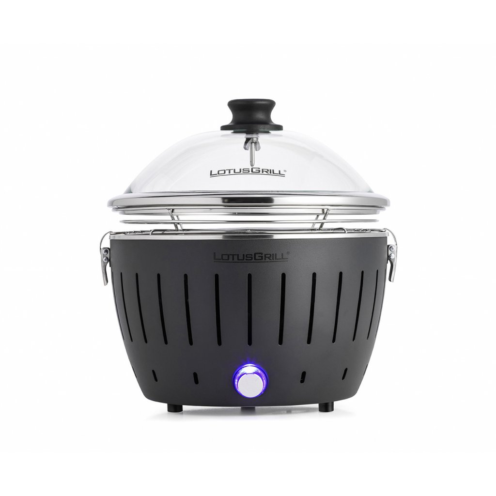 LotusGrill Glazen deksel met geïntegreerde thermometer voor Mini - Ø 290 mm