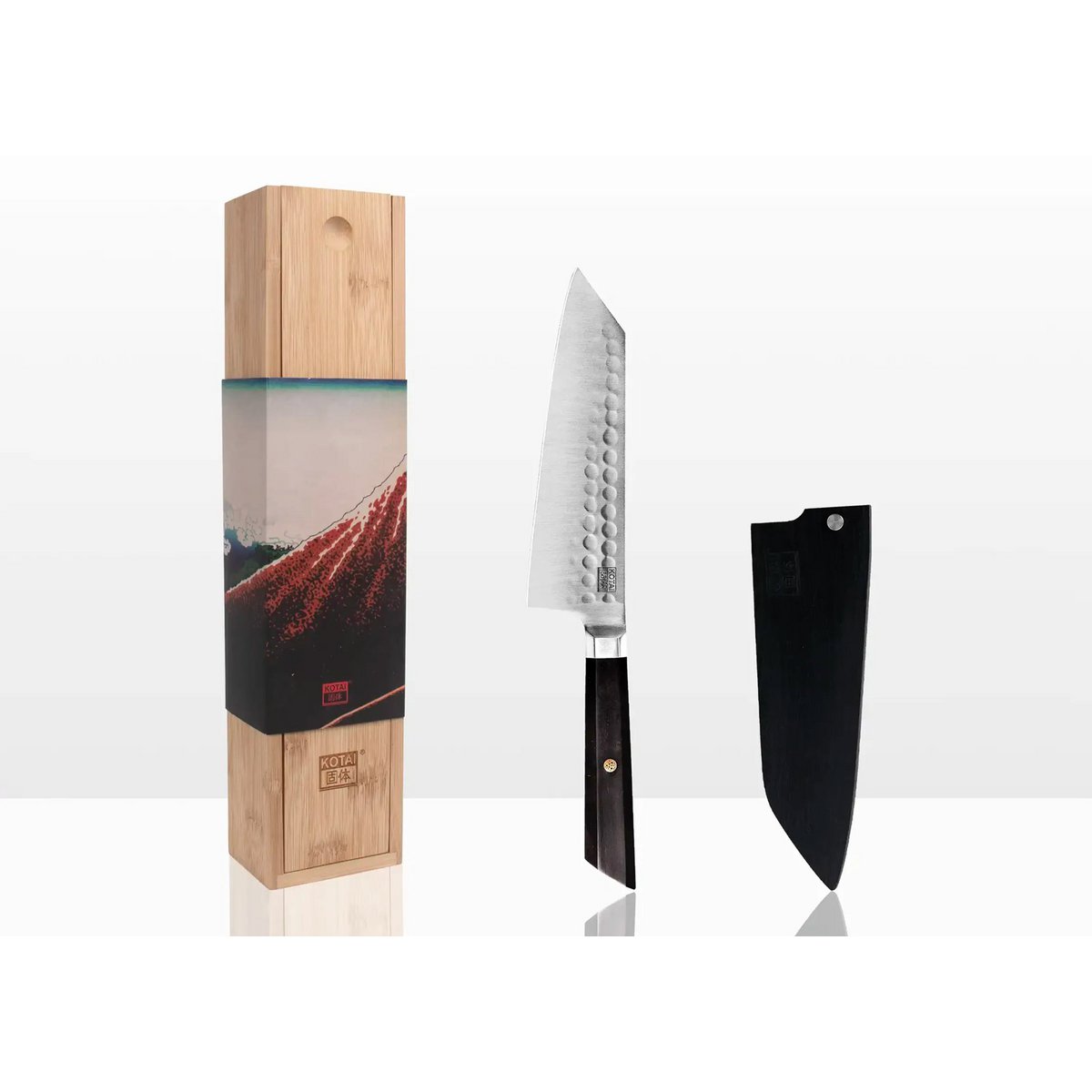 Kotai Kiritsuke Mes 170 mm – Japans Bunka Koksmes - Geleverd in een Luxe bamboe geschenkverpakking