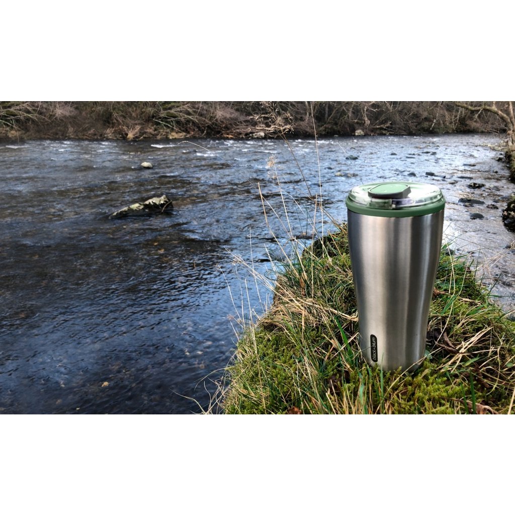 Black+Blum Thermo Reisbeker 0.6 L Groen - Vak & lekvrij, warm & koud In één