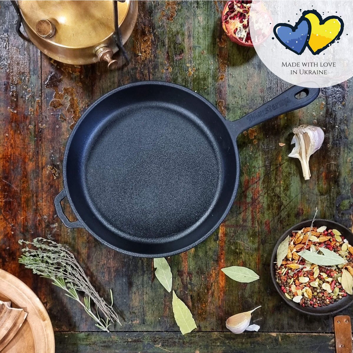 Maysternya Gietijzeren Koekenpan - Ø 28 x 6 cm