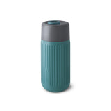 Black+Blum Reisbeker Glas 0,34 L - Blauw - Lekvrij, Smaakneutraal & Duurzaam