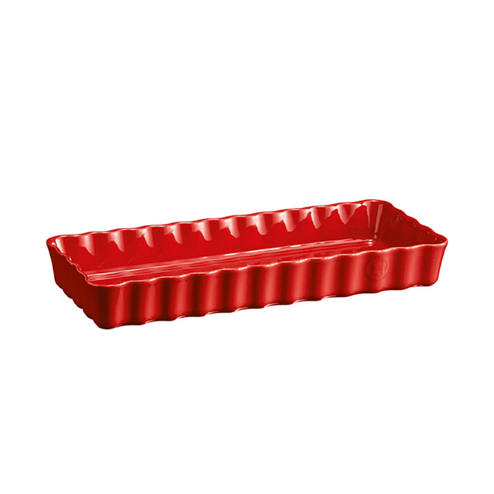 Emile Henry Taartvorm lang rechthoekig - 360x150mm - Grand Cru