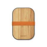 Black+Blum Broodtrommel - Oranje - 190 × 135 × 75 mm | Duurzaam, Lekvrij & Multifunctioneel
