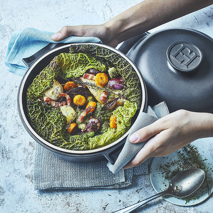Emile Henry Kookpan Delight E-box - 2.0Ltr - Slate