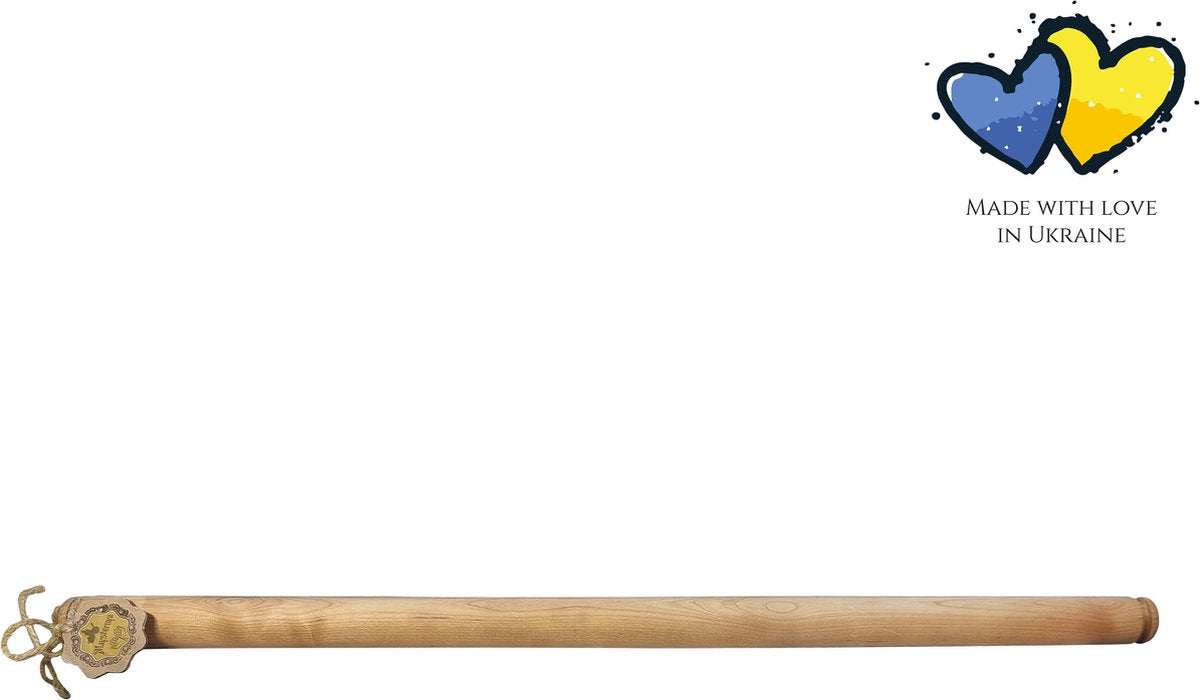 Maysternya Extra Lange Houten Deegroller – 70 cm