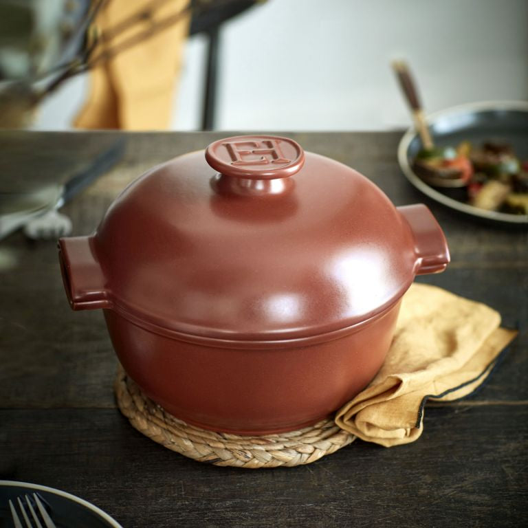 Emile Henry Kookpan Delight E-box - 4.0Ltr - Sienne