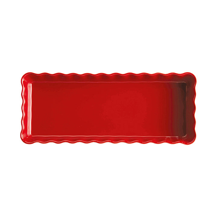 Emile Henry Taartvorm lang rechthoekig - 360x150mm - Grand Cru