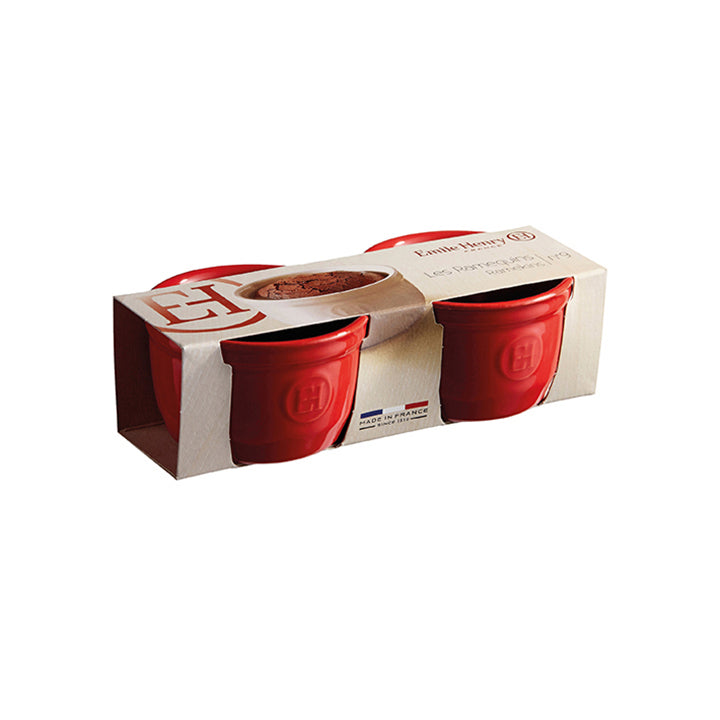 Emile Henry Pasteibakje - Ø90mm - Set 2 stuks - Grand Cru