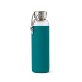 Black+Blum Glas Waterfles 0,6 L - Blauw - 100 % Lekvrij, Elegantie & Duurzaamheid