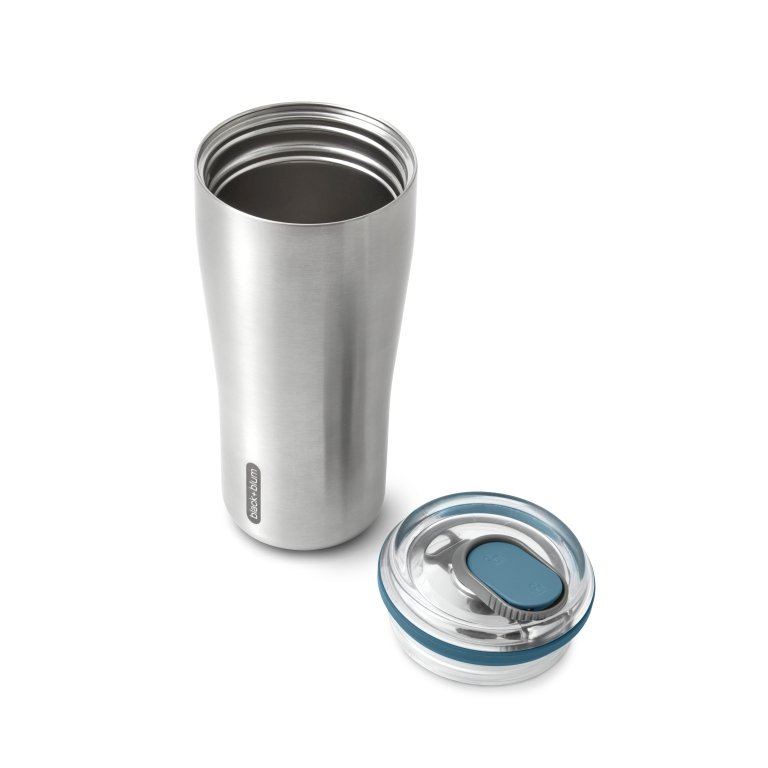 Black+Blum Thermo Reisbeker 0.6 L Blauw - Vak & lekvrij, warm & koud In één