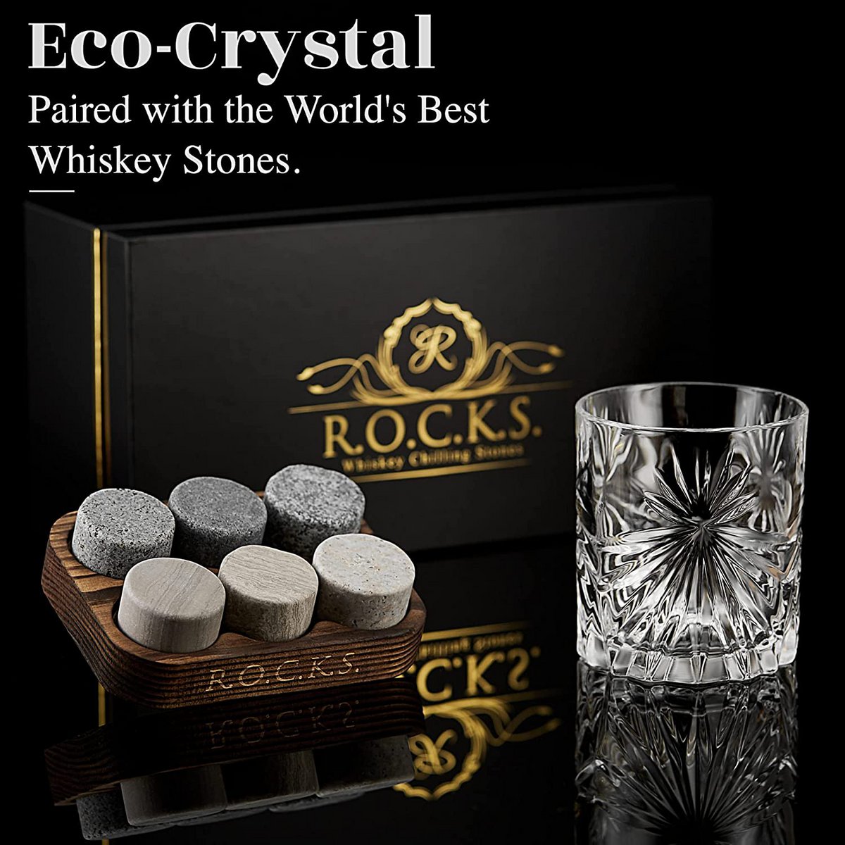 The Connoisseur’s Set – Soleil Whiskey Glass Edition  - Geleverd in een geschenkverpakking