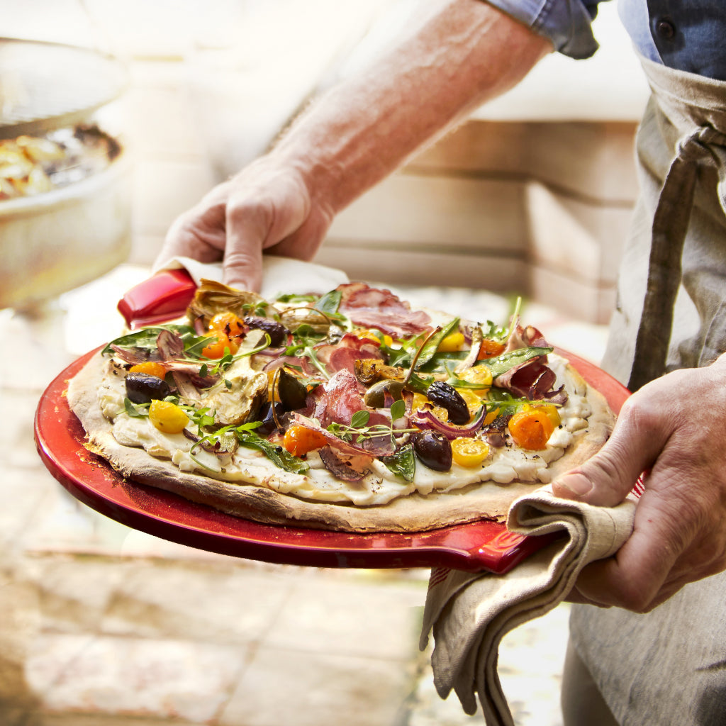 Emile Henry Pizzasteen E-Box - Ø365mm - Grand Cru