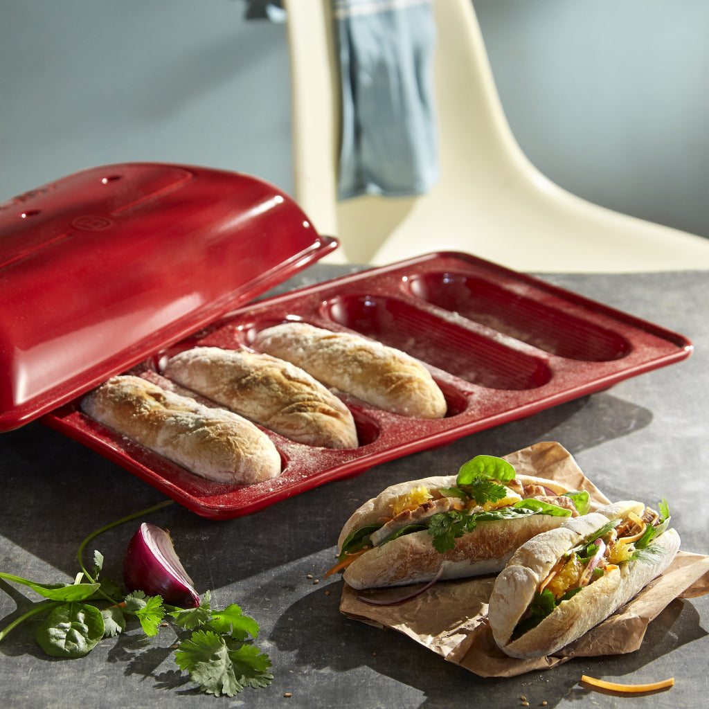 Emile Henry Baguettesvorm mini - 390x230mm - Grand Cru