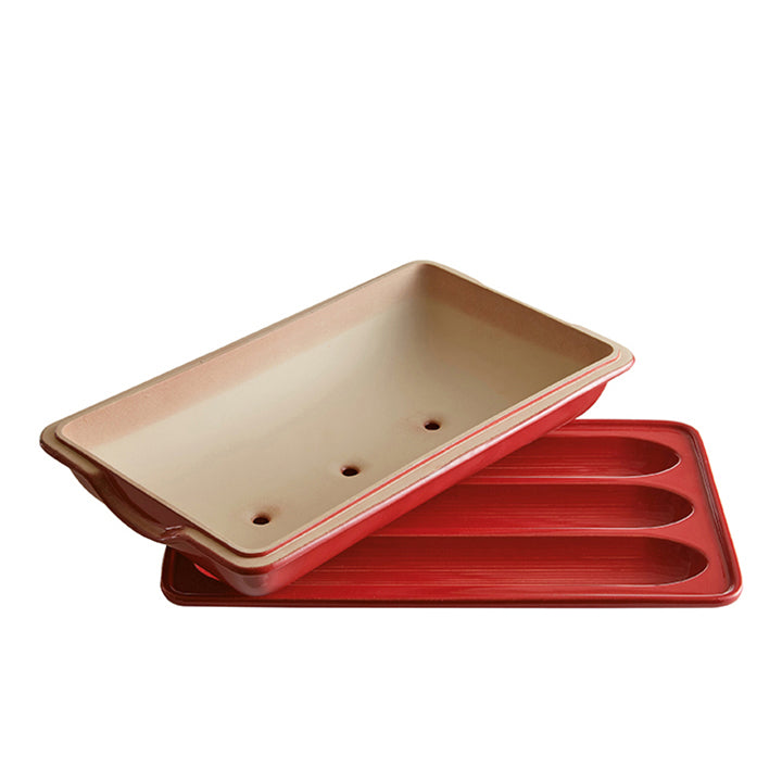 Emile Henry Baguettesvorm - 390x240mm - Grand Cru
