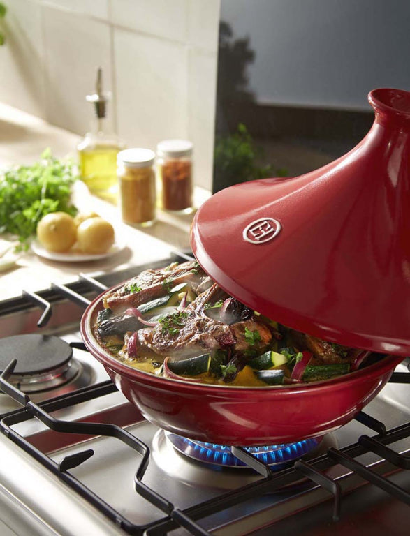 Emile Henry Tajine E-box - Ø270mm - Grand Cru - Keramische Tajine met Geschenkverpakking