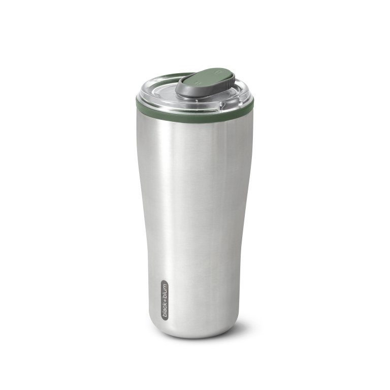 Black+Blum Thermo Reisbeker 0.6 L Groen - Vak & lekvrij, warm & koud In één