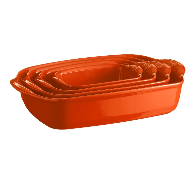 Emile Henry Schaal rechthoekig E-box - 360x230mm - Toscane