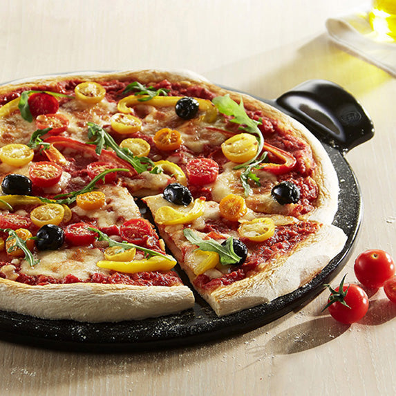 Emile Henry Pizzasteen - Ø370mm - Fusain