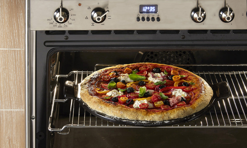 Emile Henry Pizzasteen - Ø370mm - Fusain