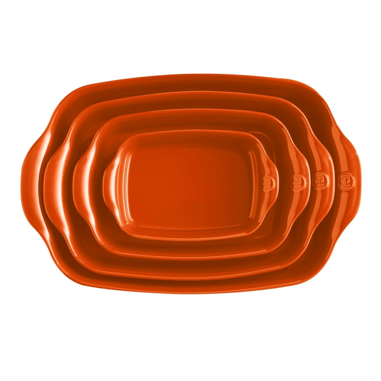Emile Henry Schaal rechthoekig E-box - 360x230mm - Toscane