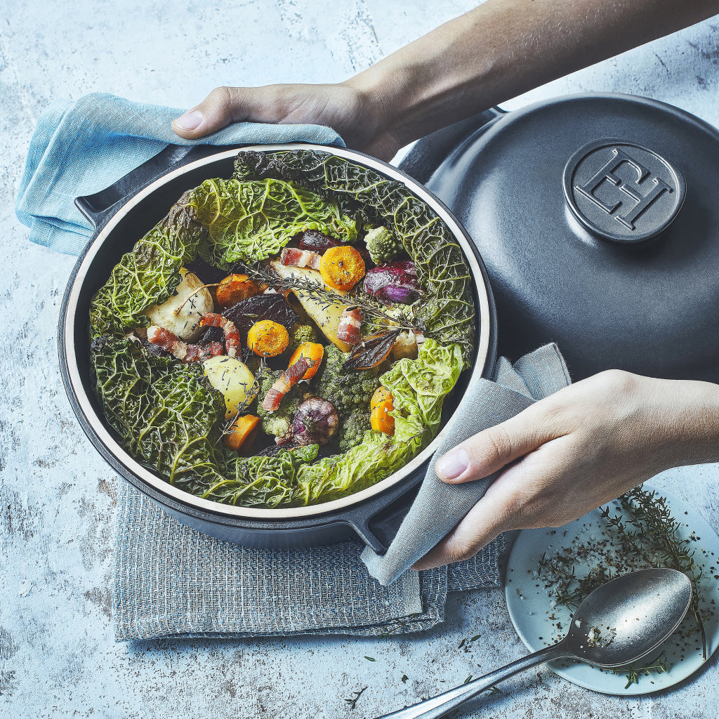Emile Henry Kookpan Delight E-box - 2.0Ltr - Slate