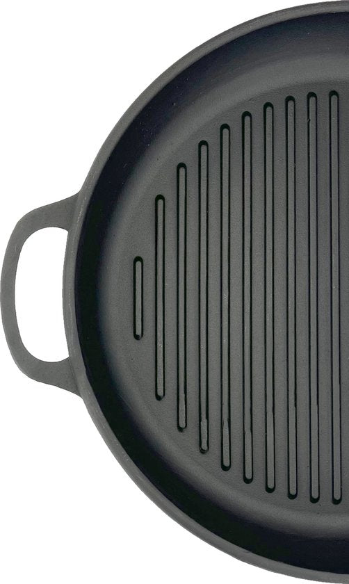 Maysternya Gietijzeren Grillpan - Ø 40 x 4 cm