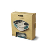 Black+Blum Lunchbox Original Blauw – 3 Vakken, Lekvrij & Functioneel 198x198x56mm
