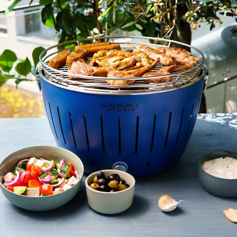 LotusGrill Classic Hybrid - Ø 350 mm - Blauw - Beschikbaar tot 5 personen